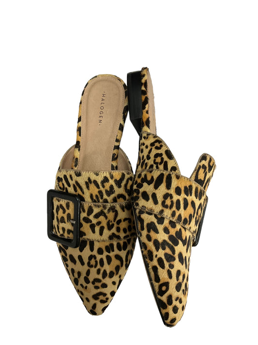 Animal Print Shoes Flats Mule & Slide Halogen, Size 7