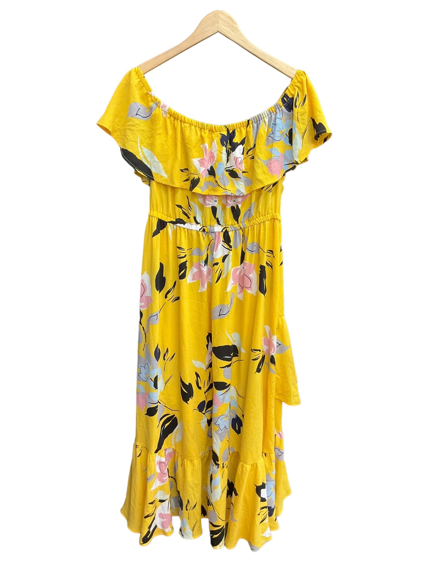Floral Print Dress Casual Maxi Lane Bryant, Size Xl