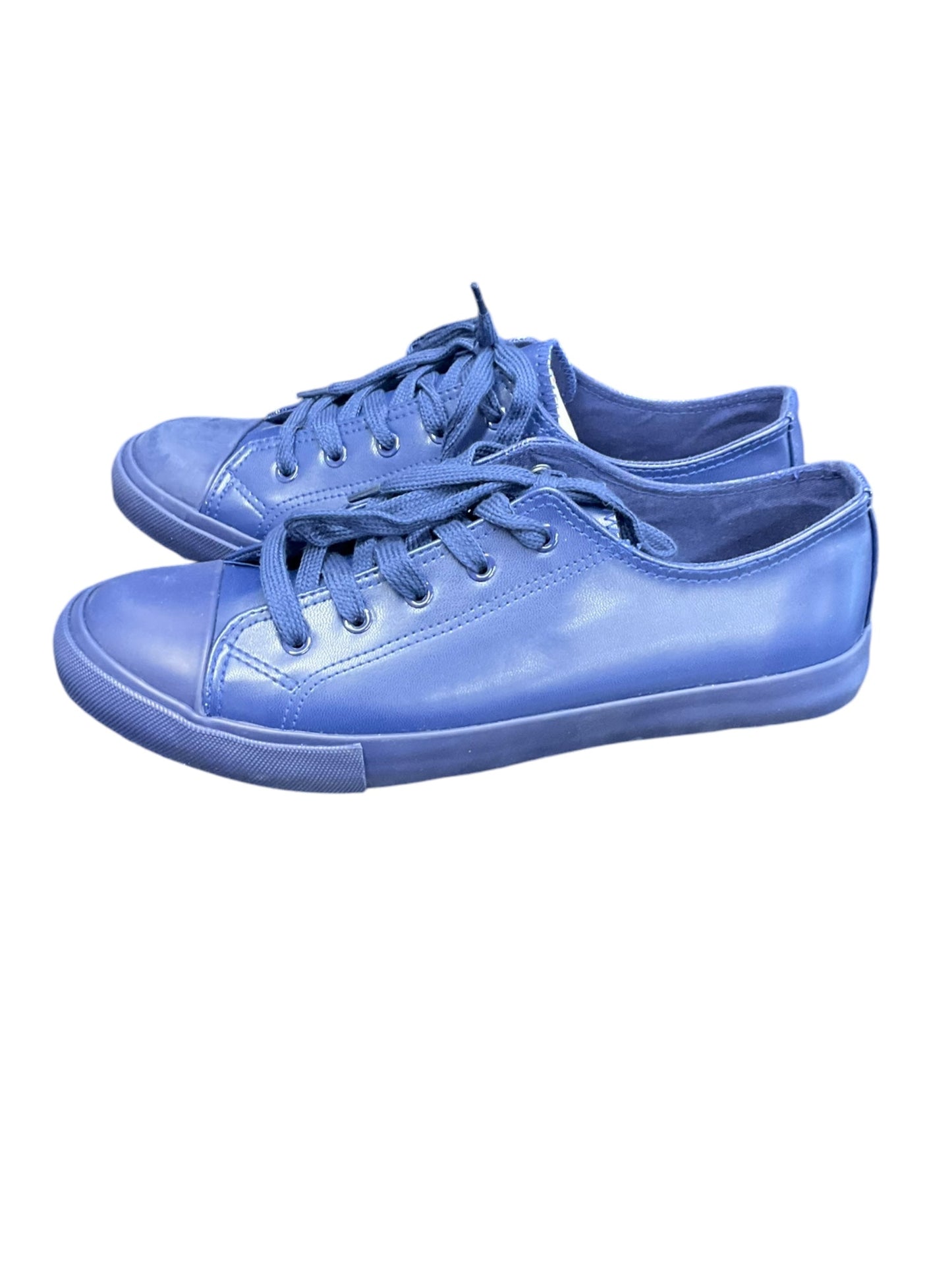 Shoes Sneakers By Just Fab In Blue, Size: 9