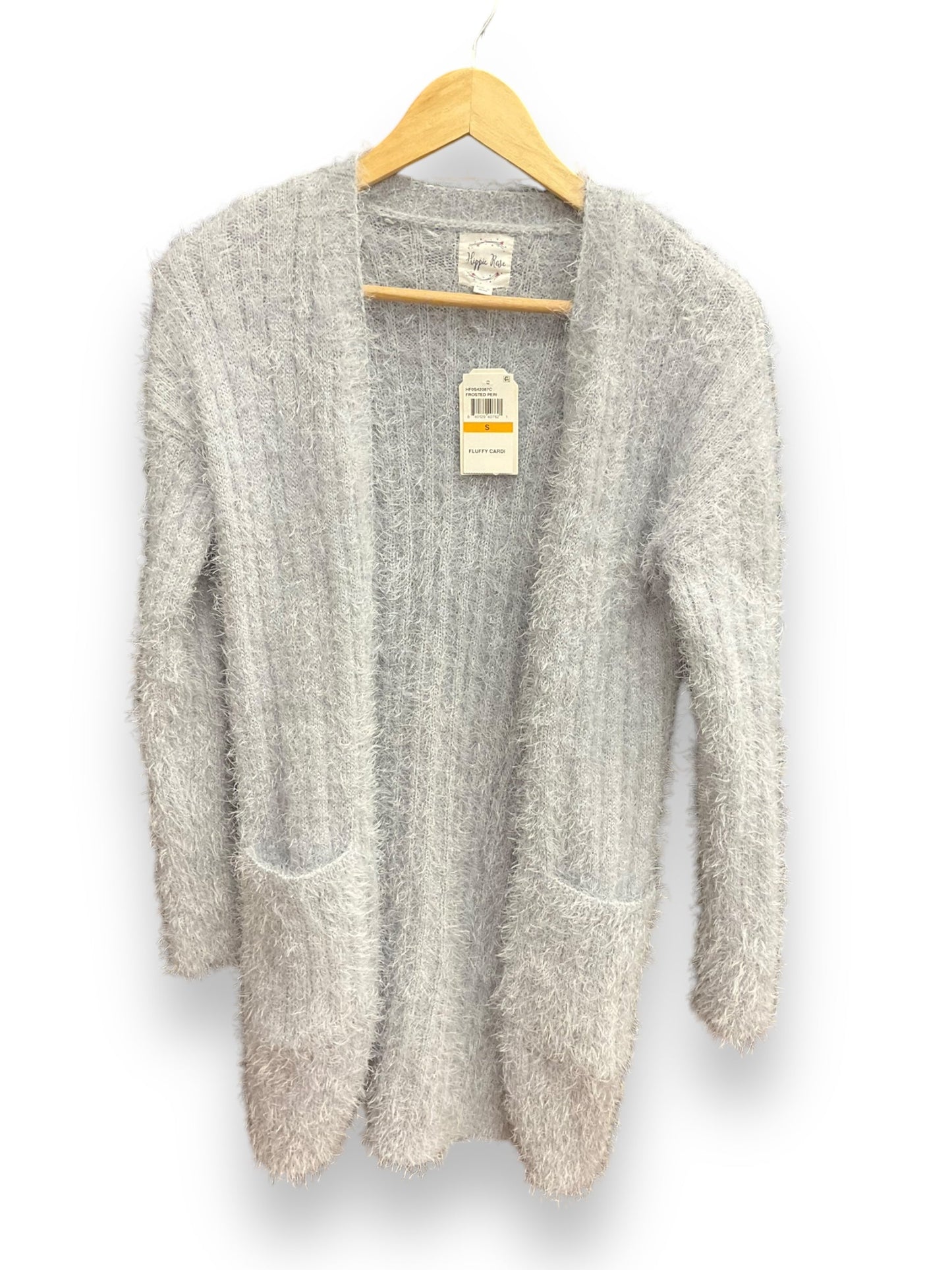 Sweater Cardigan By Hippie Rose In Grey, Size: S