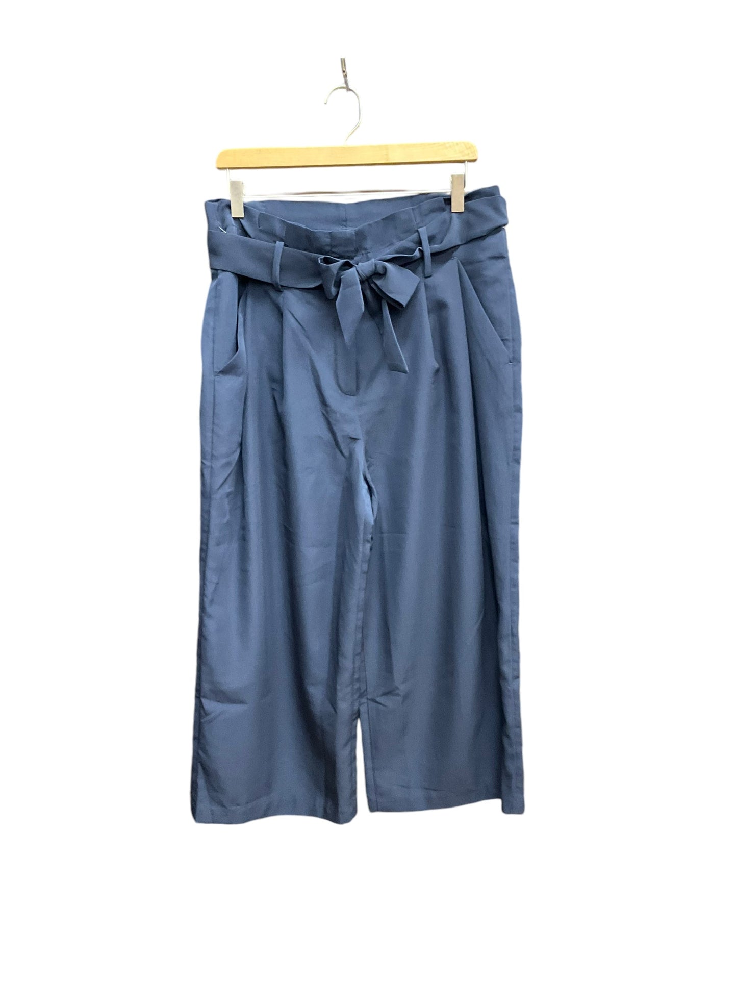 Pants Cropped By Michael By Michael Kors In Navy, Size: L