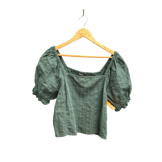 Top Short Sleeve By Madewell In Green, Size: Xl