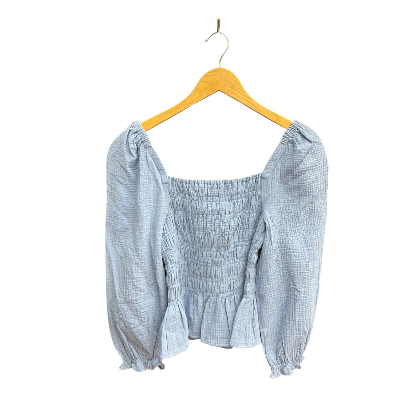 Top Long Sleeve By J. Crew In Blue, Size: M