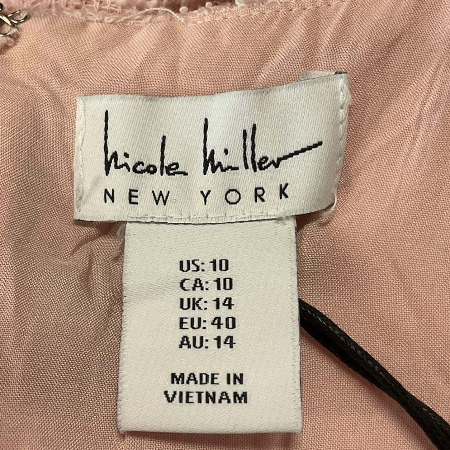 Dress Work By Nicole By Nicole Miller In Pink, Size: M