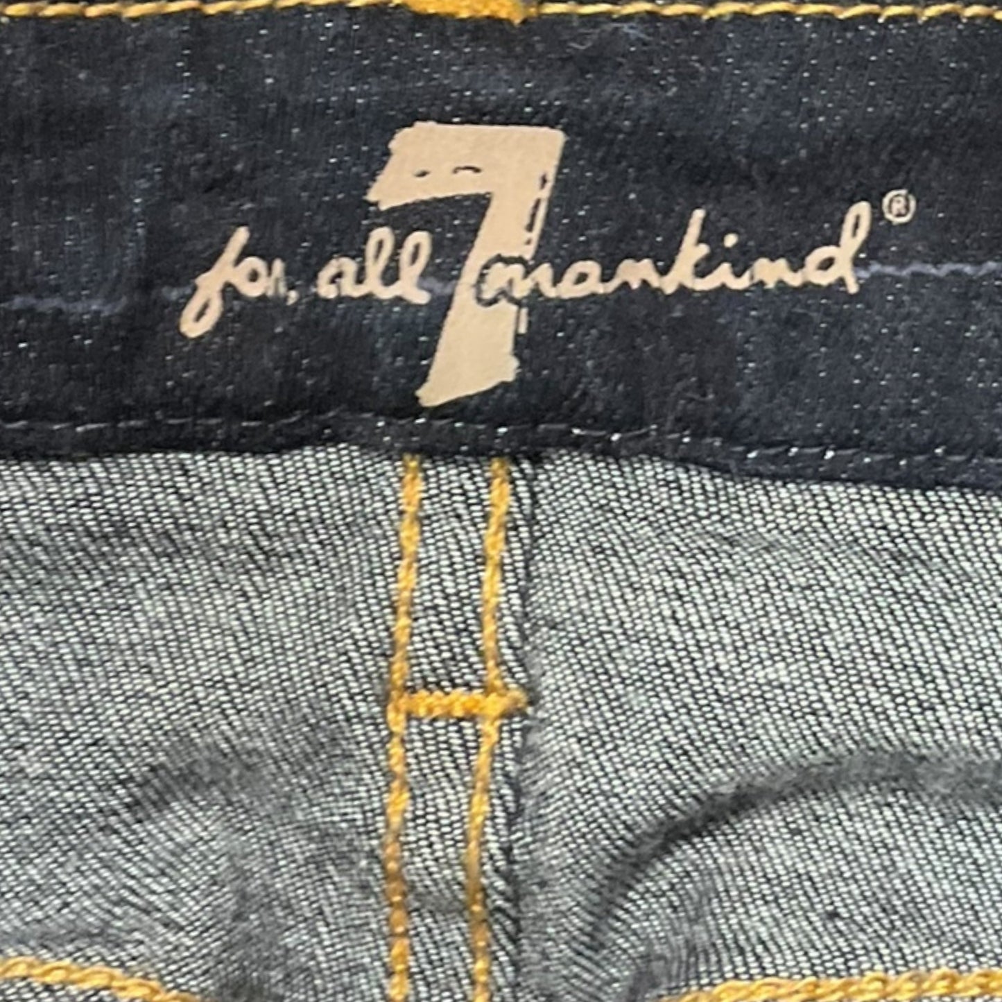 Jeans Boot Cut By 7 For All Mankind In Navy, Size: 6