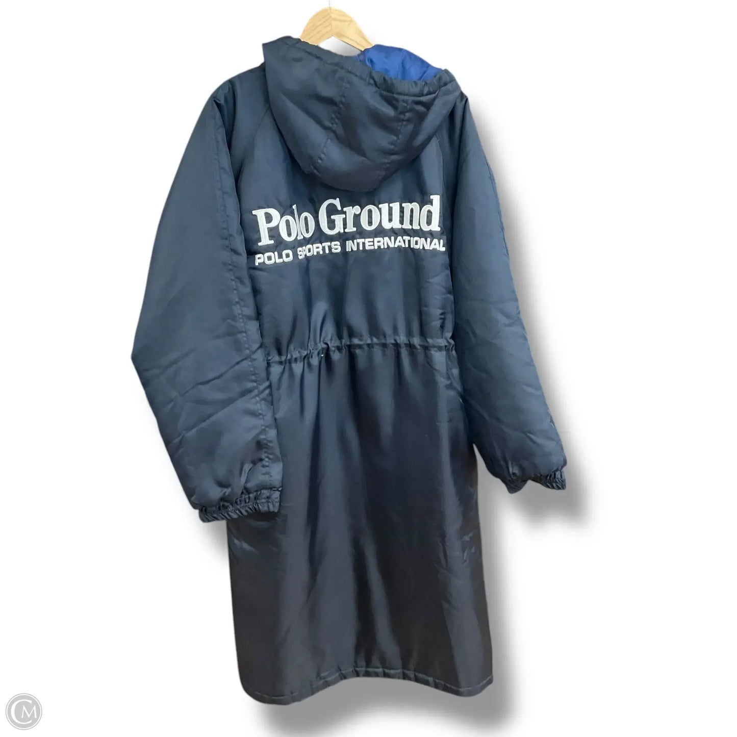 Coat Parka By Polo Ralph Lauren In Navy, Size: L