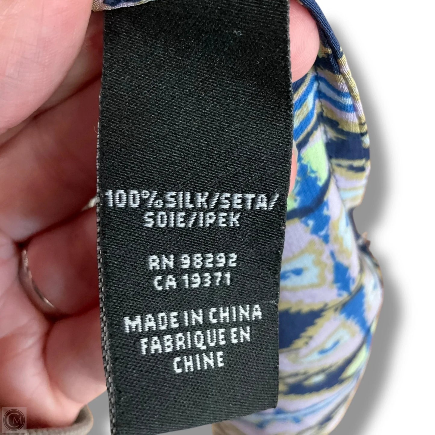 Top Sleeveless By Tibi In Multi-colored, Size: S