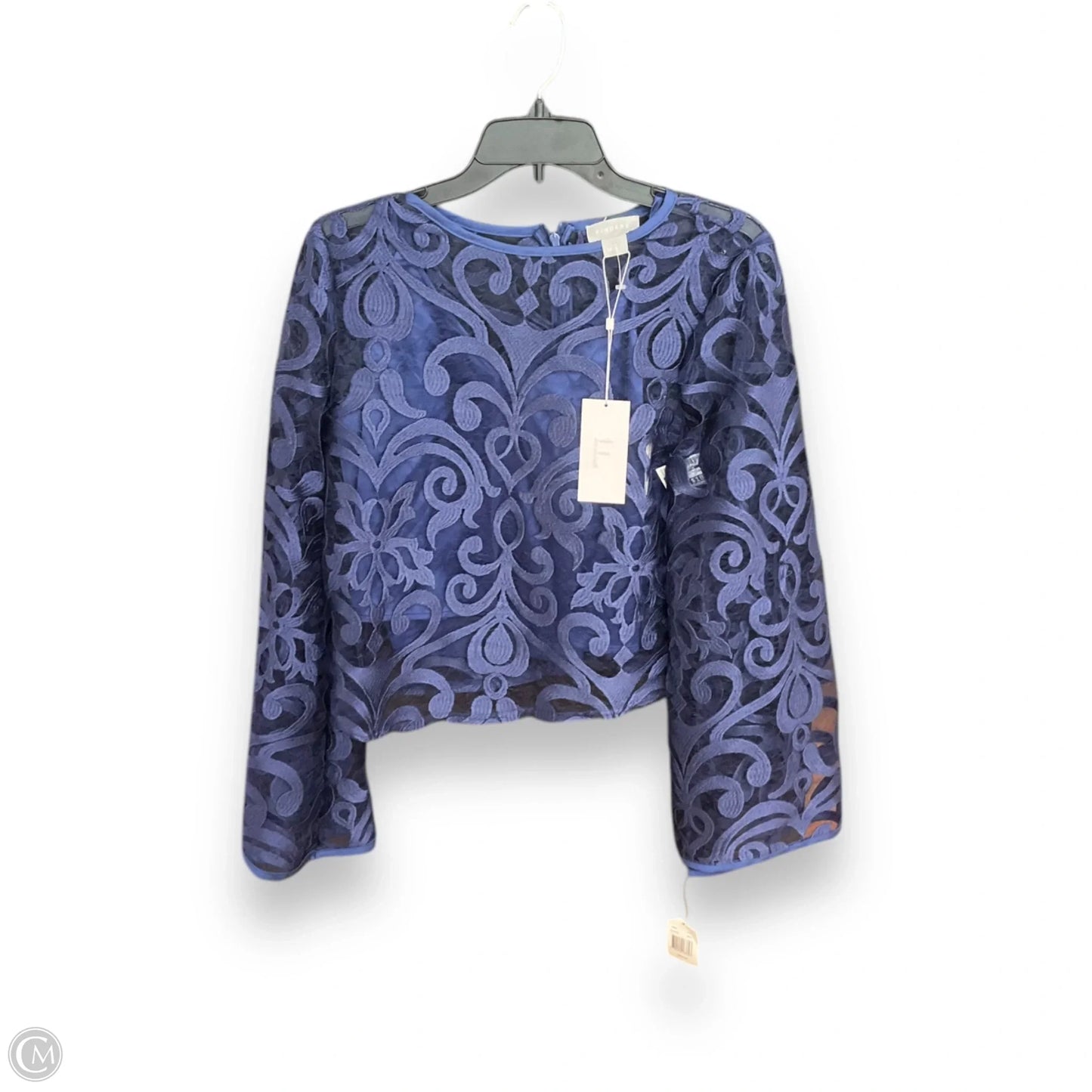 Top 2pc Long Sleeve By Finders In Navy, Size: M