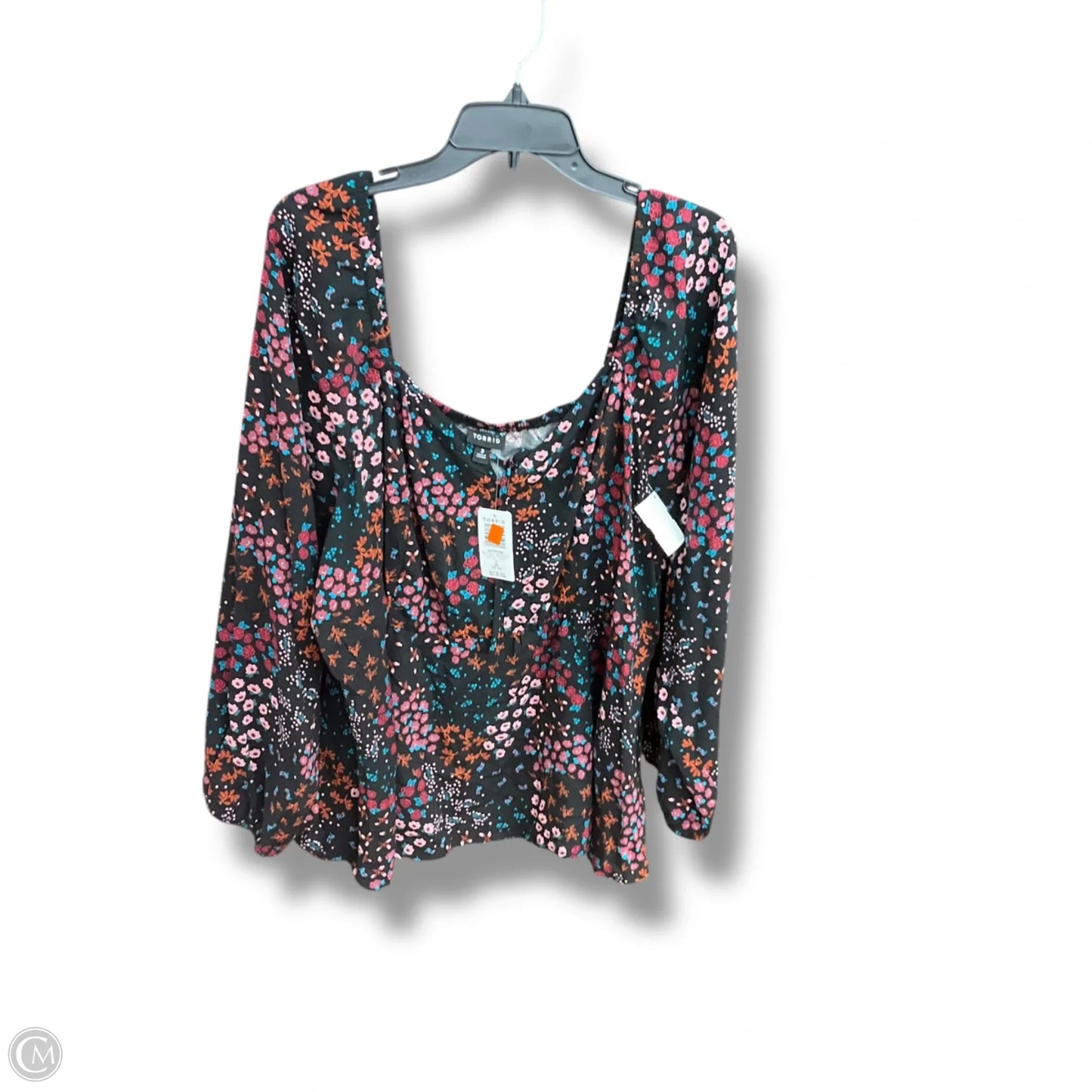 Top Long Sleeve By Torrid In Floral Print, Size: 3x