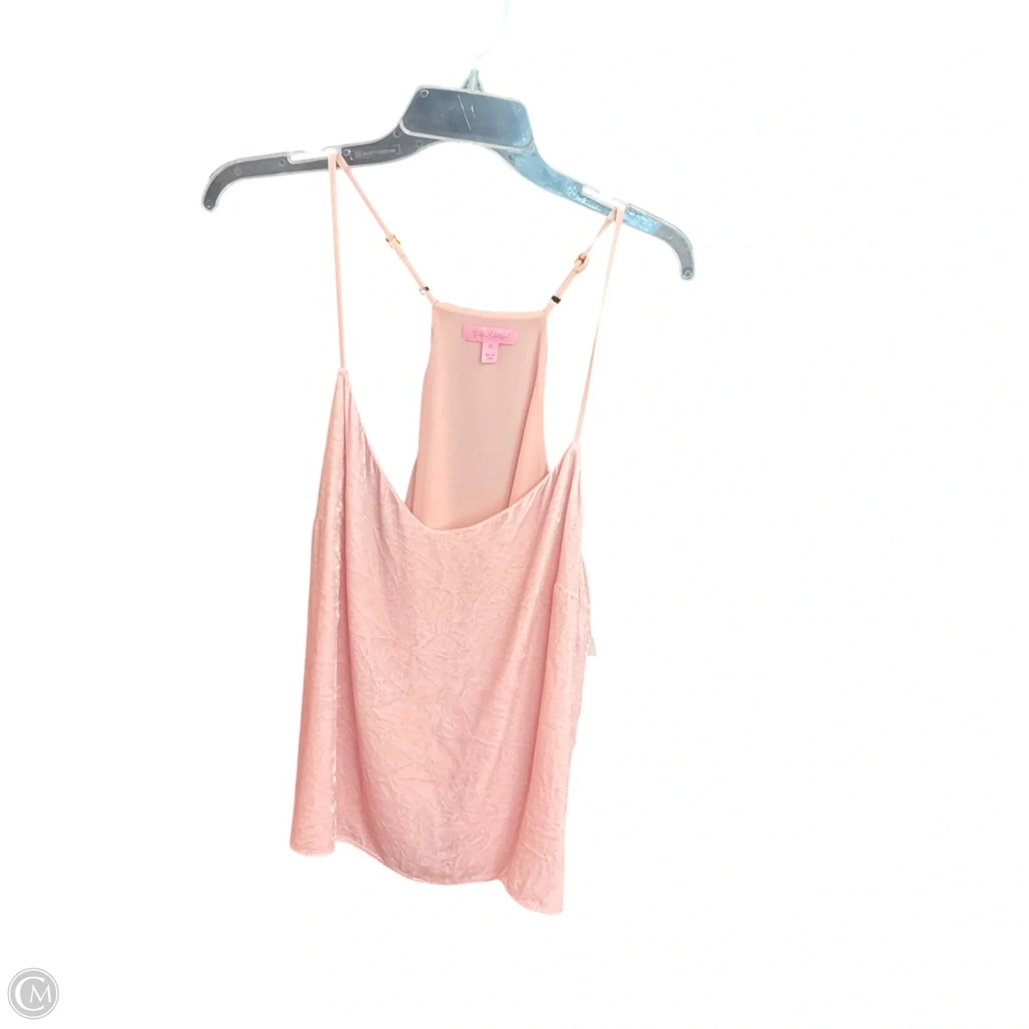 Top Sleeveless Designer By Lilly Pulitzer In Pink, Size: Xl