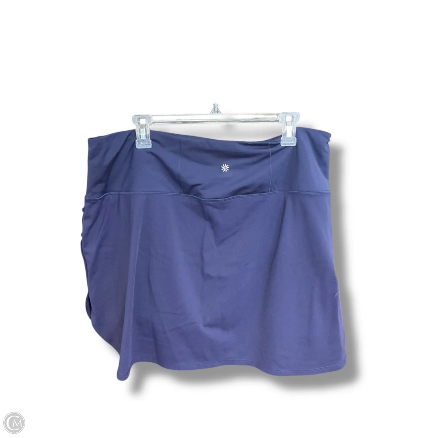 Athletic Skort By Athleta In Navy, Size: 1x