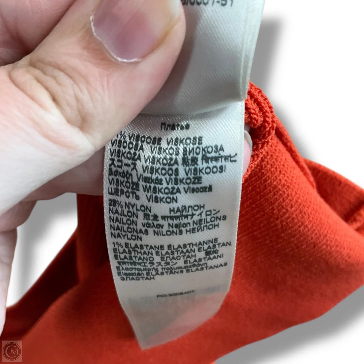 Dress Casual Short By 7 For All Mankind In Orange, Size: M