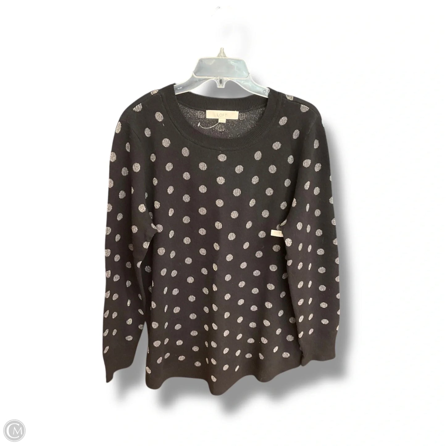 Sweater By Loft In Polkadot Pattern, Size: Xxl