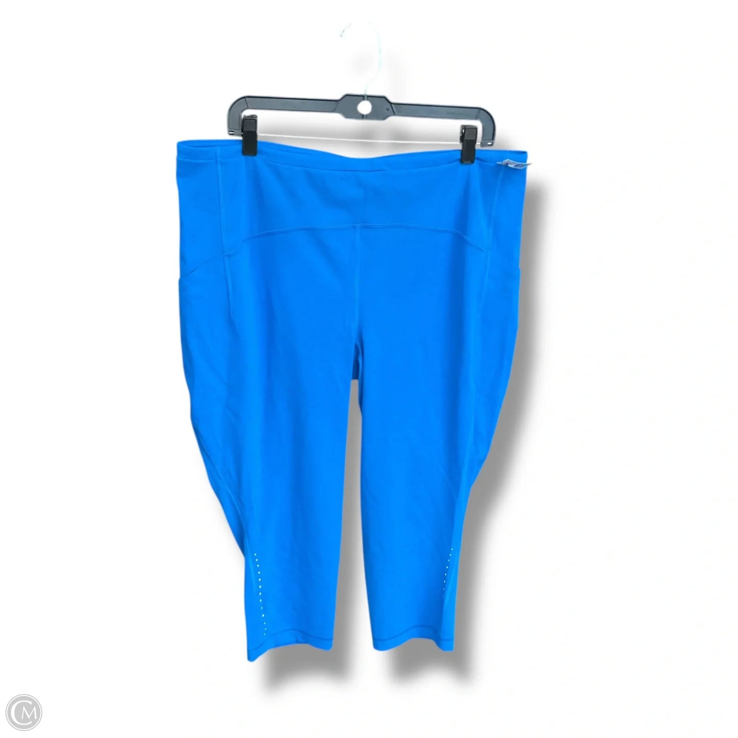 Athletic Capris By Lululemon In Blue, Size: 18