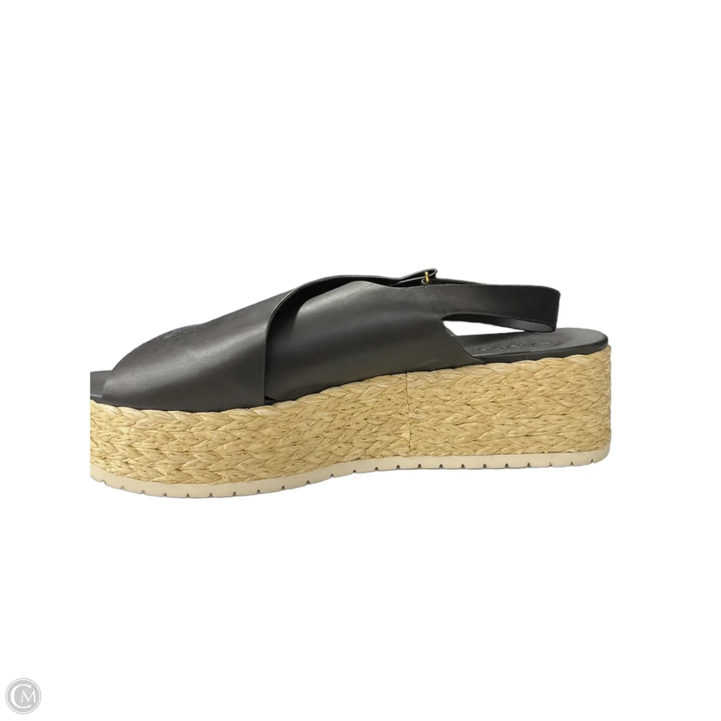 Sandals Heels Platform By Vince In Black, Size: 11