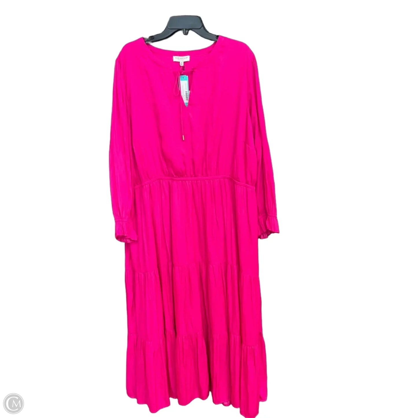 Dress Casual Maxi By Skies Are Blue In Pink, Size: 3x
