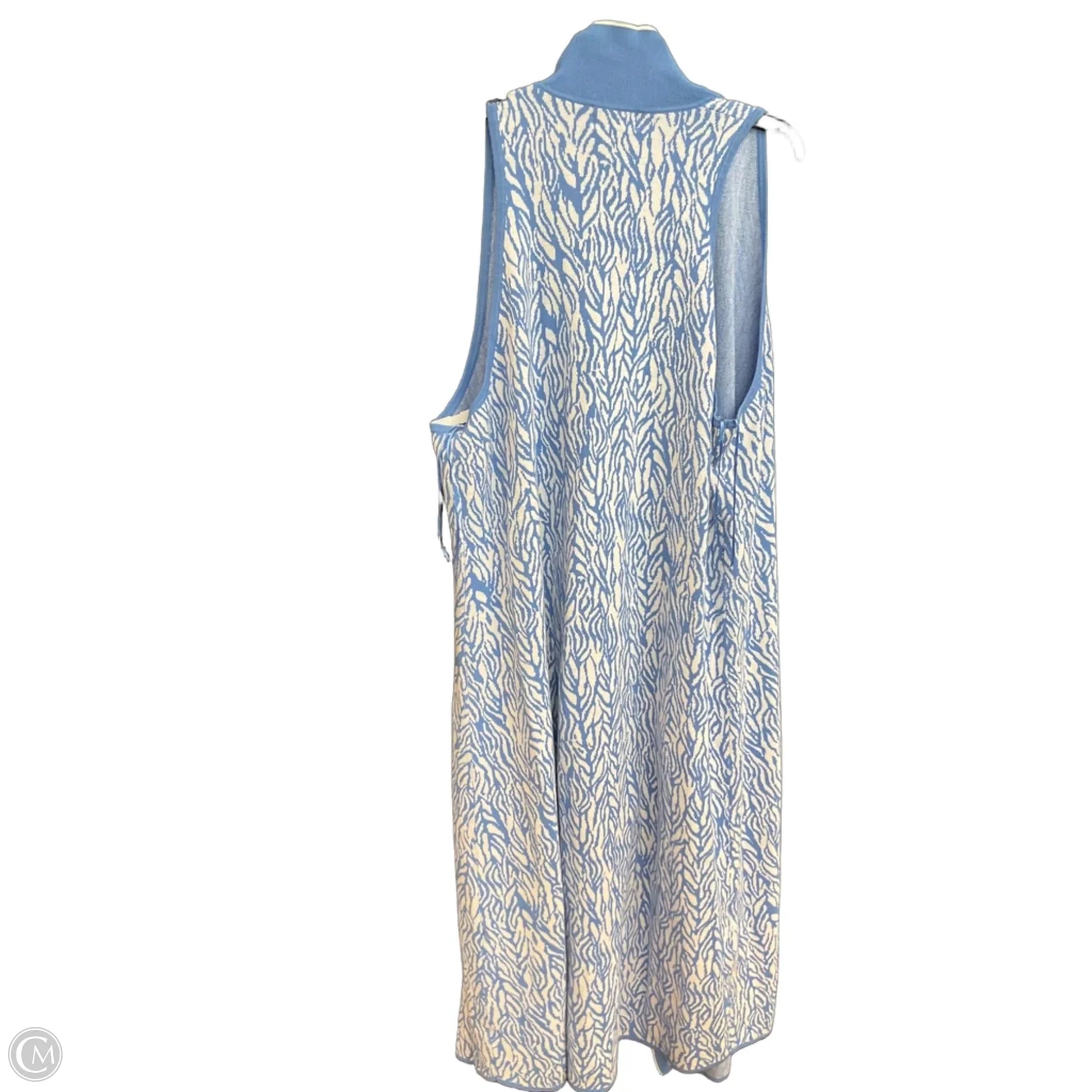 target blue and white dress Dress Casual Maxi By Target-designer In Blue & White, Size: 2x