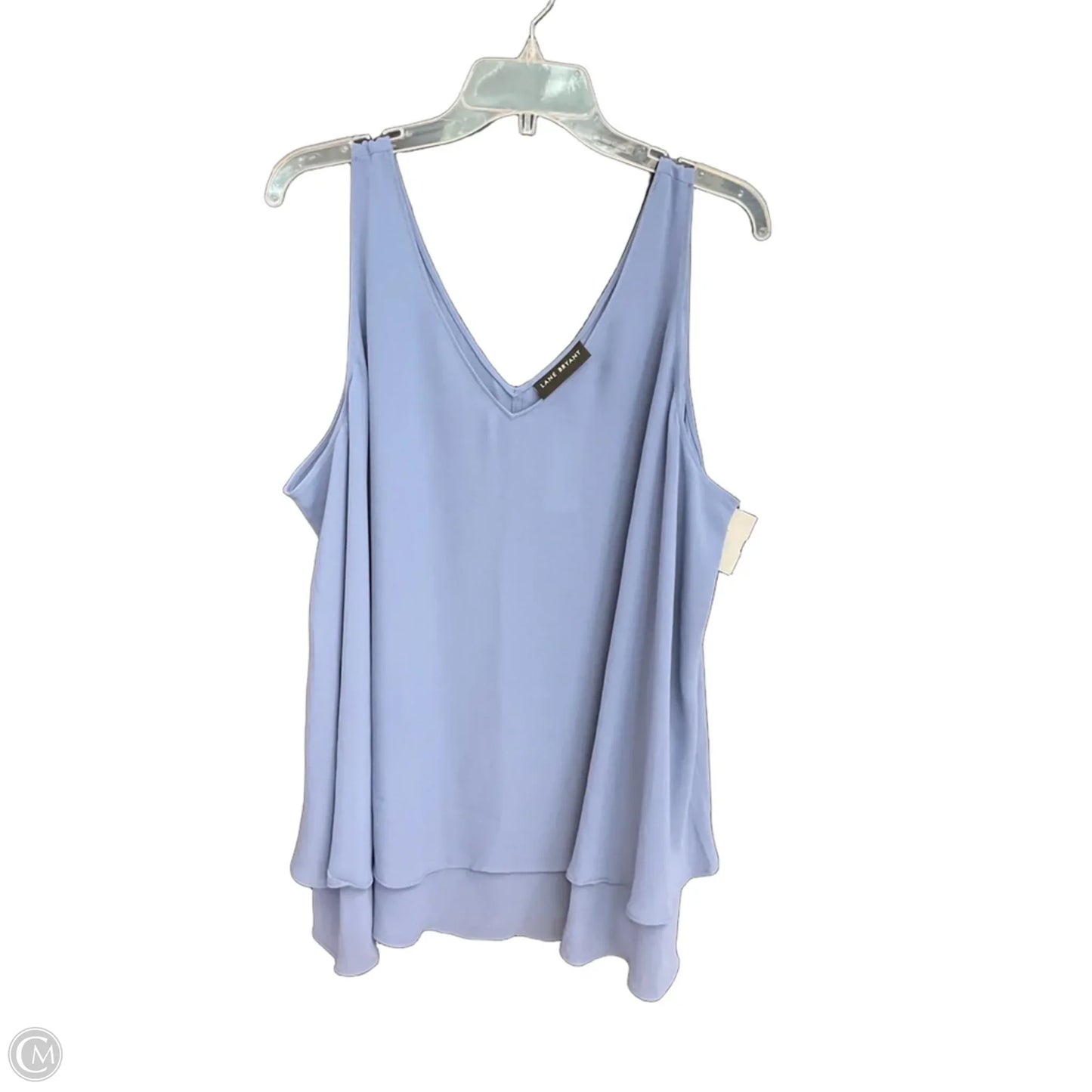 Top Sleeveless By Lane Bryant In Blue, Size: 2x
