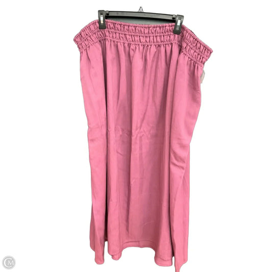 Skirt Maxi By A New Day In Purple, Size: 2x