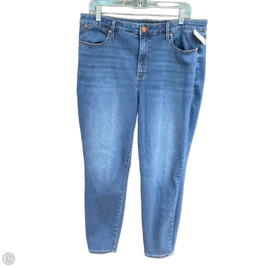 Jeans Skinny By Talbots In Blue, Size: 16