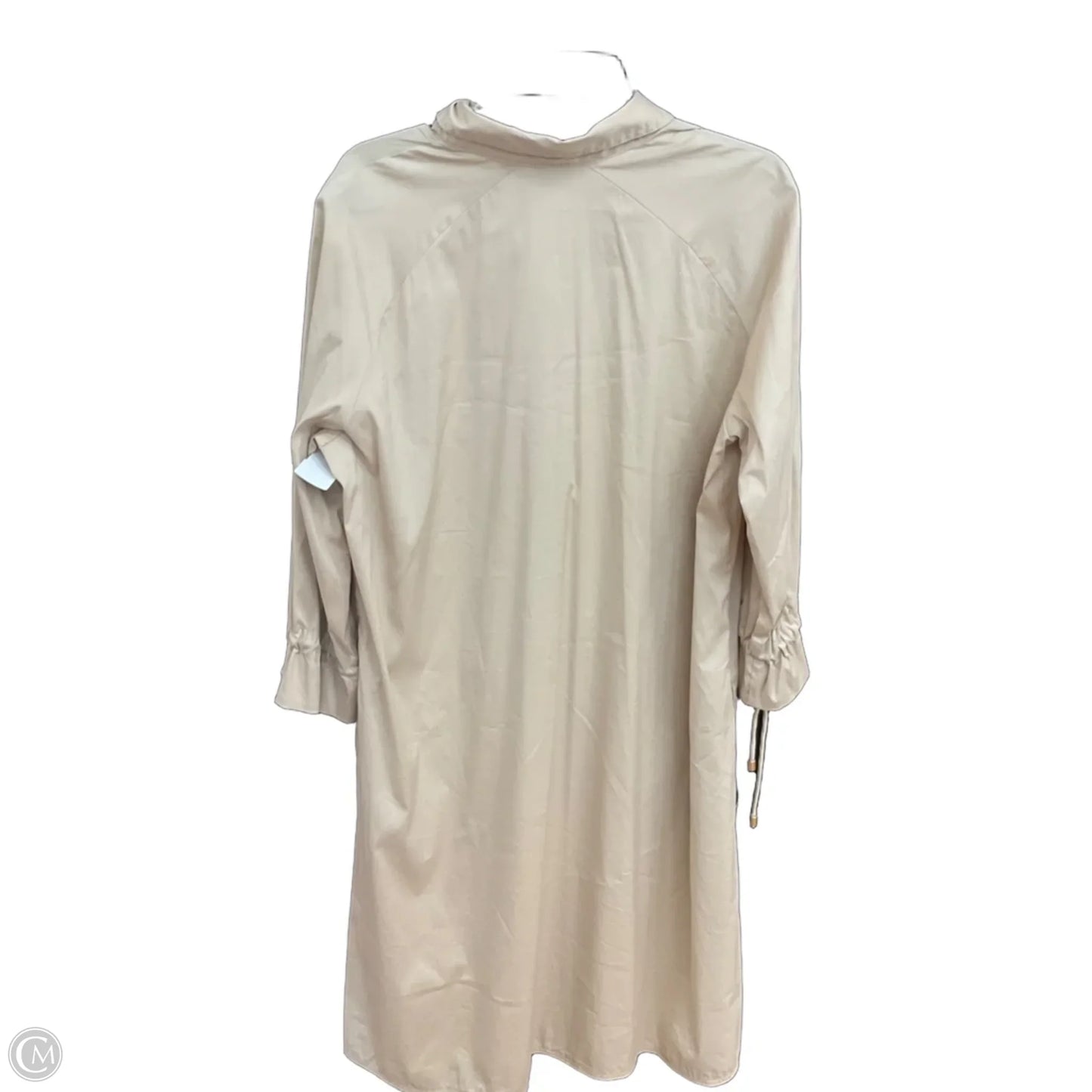 Dress Casual Midi By Chicos In Tan, Size: L