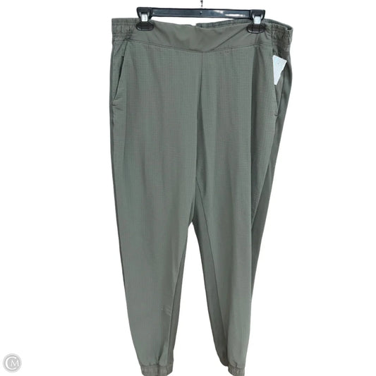 Athletic Pants By Athleta In Green, Size: Xl