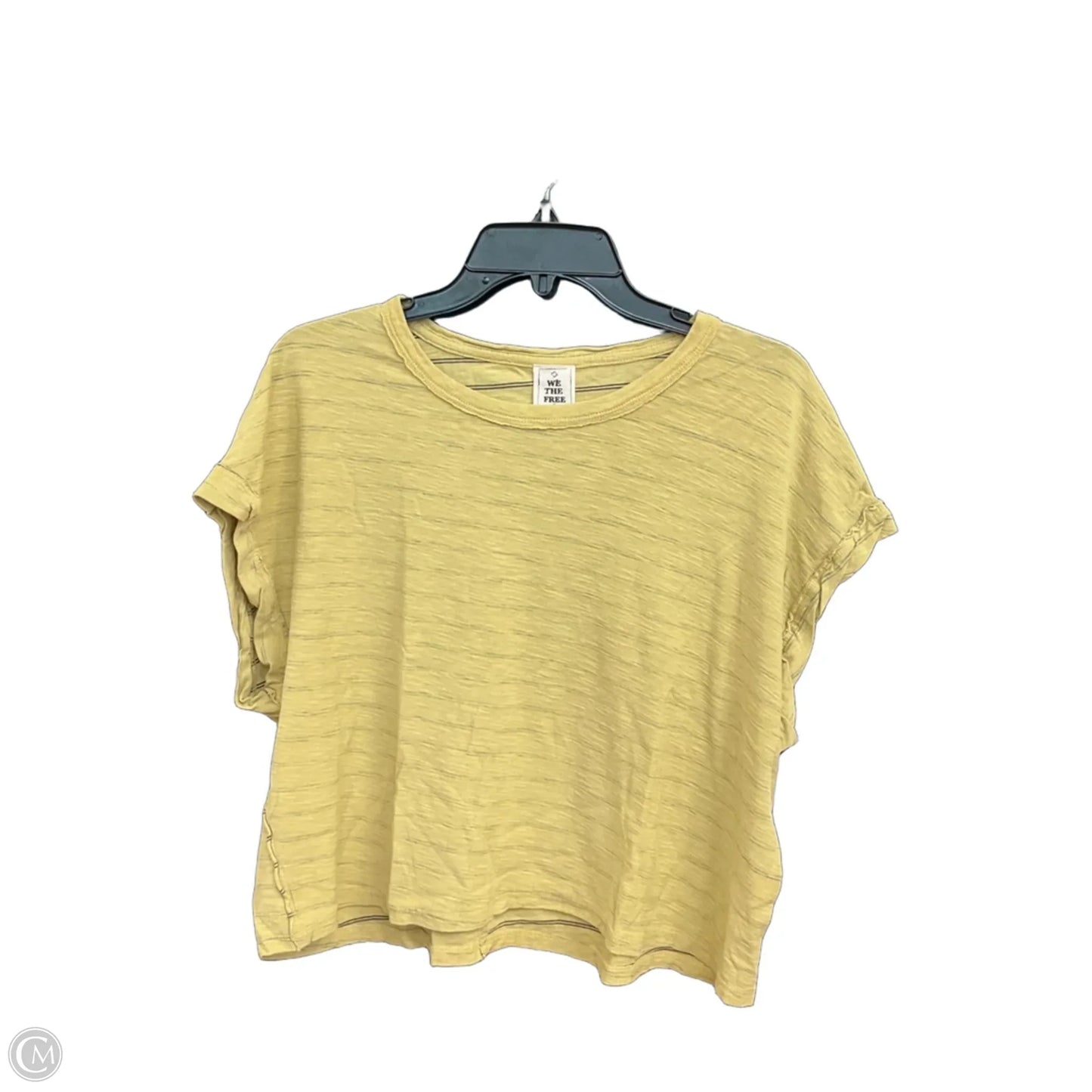 Top Short Sleeve By We The Free In Yellow, Size: S