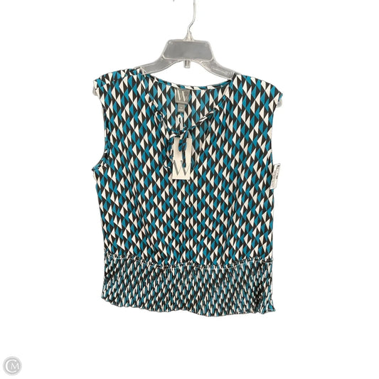 Top Sleeveless By Worthington In Blue, Size: M