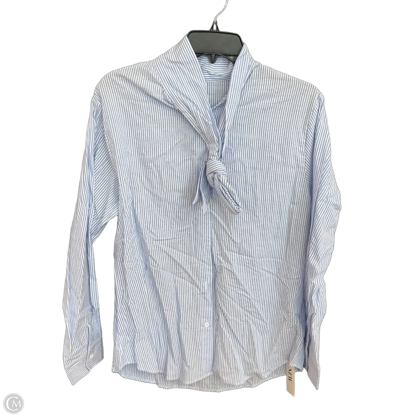 Blouse 3/4 Sleeve By Clothes Mentor In Striped Pattern, Size: M