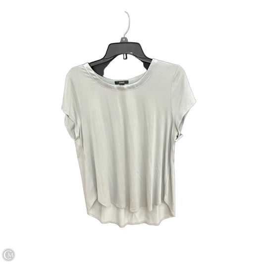 Top Short Sleeve By Alfani In Grey, Size: L