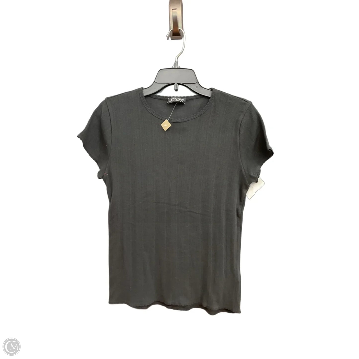 Top Short Sleeve By J. Crew In Black, Size: L