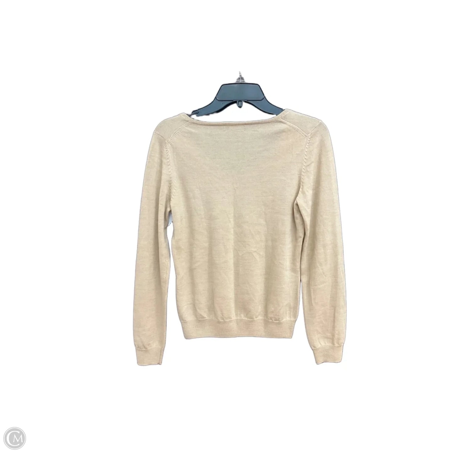 Top Long Sleeve By Brooks Brothers In Tan, Size: S
