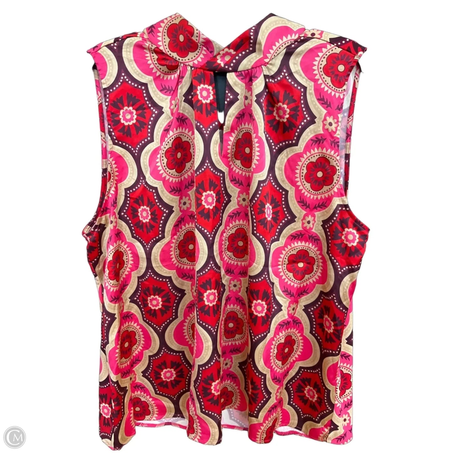 Top Sleeveless By Ann Taylor In Floral Print, Size: Xxl