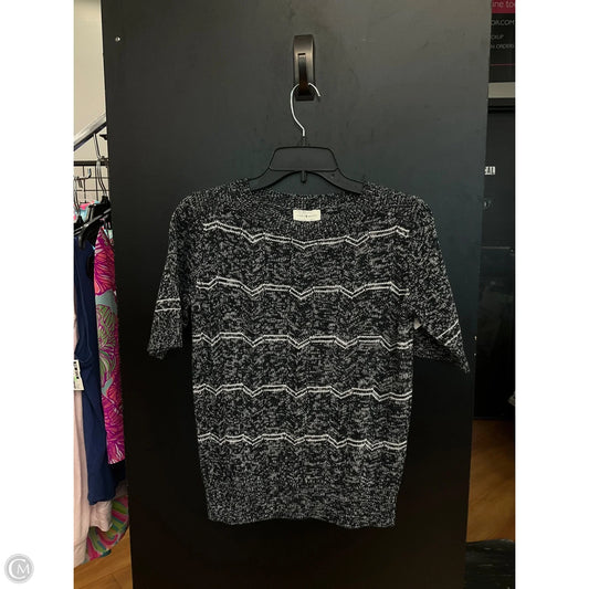 Sweater Short Sleeve By Lucky Brand In Navy, Size: S
