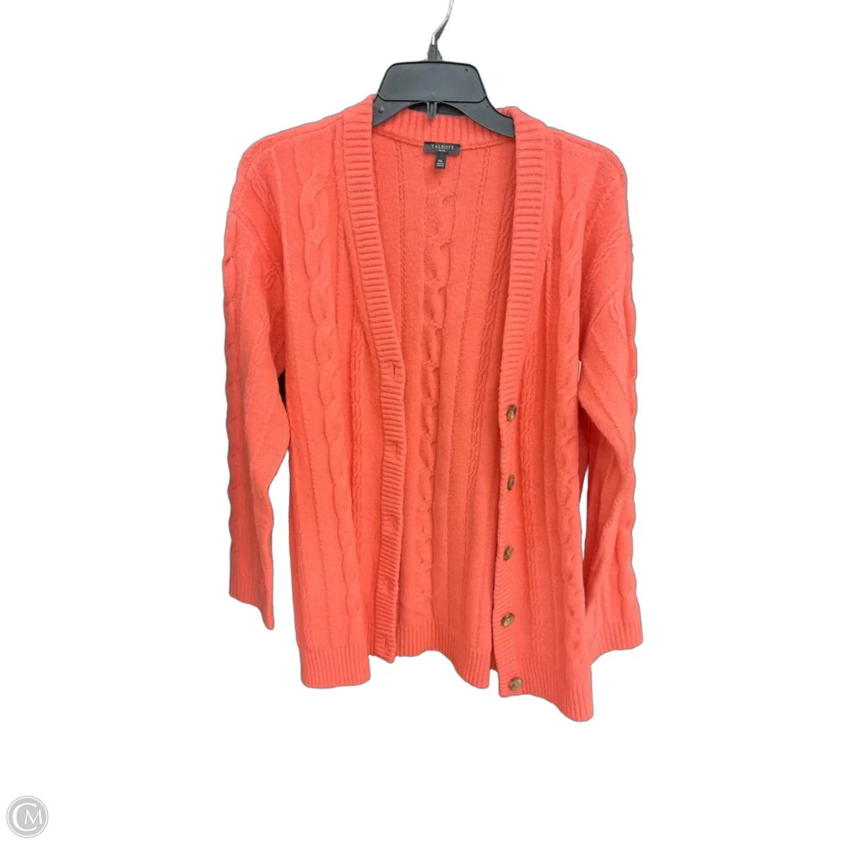 Cardigan By Talbots In Orange, Size: Mp