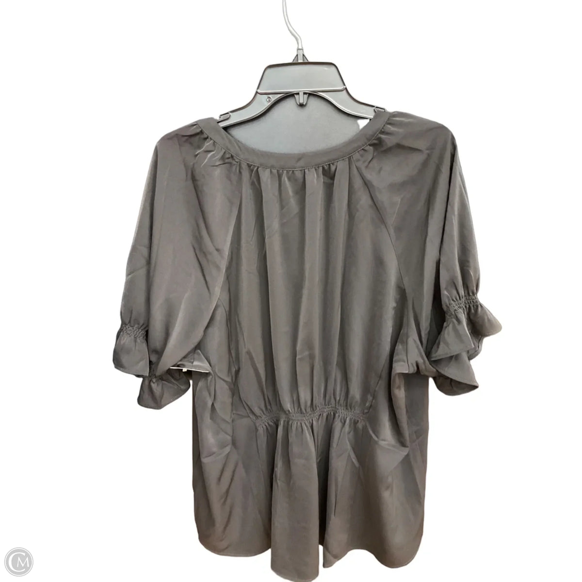 Top Short Sleeve By Cato In Black, Size: 2x