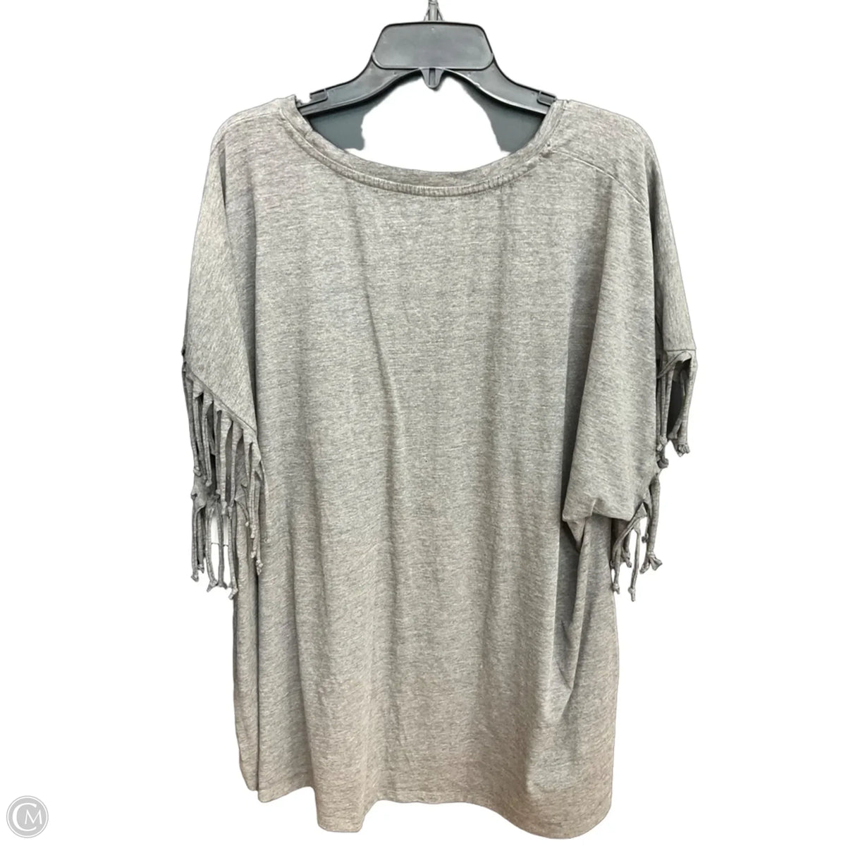 Top Short Sleeve By Lane Bryant In Grey, Size: 3x