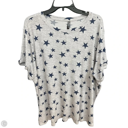Top Short Sleeve By Torrid In Grey, Size: 3x