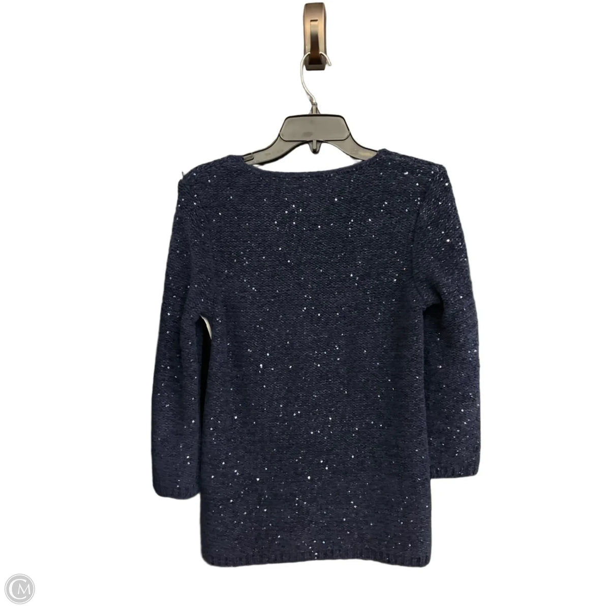 Sweater By Chicos In Navy, Size: M