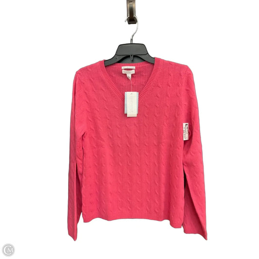 Sweater Cashmere By Charter Club In Pink, Size: L