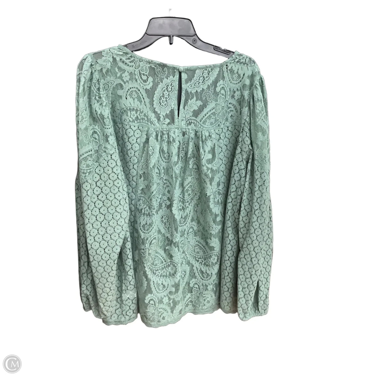Top Long Sleeve By Torrid In Green, Size: 2x
