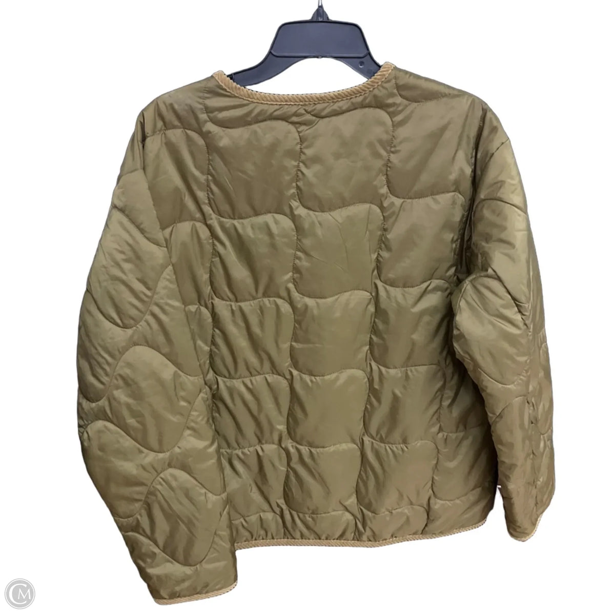 Jacket Puffer & Quilted By Bernardo In Green, Size: L