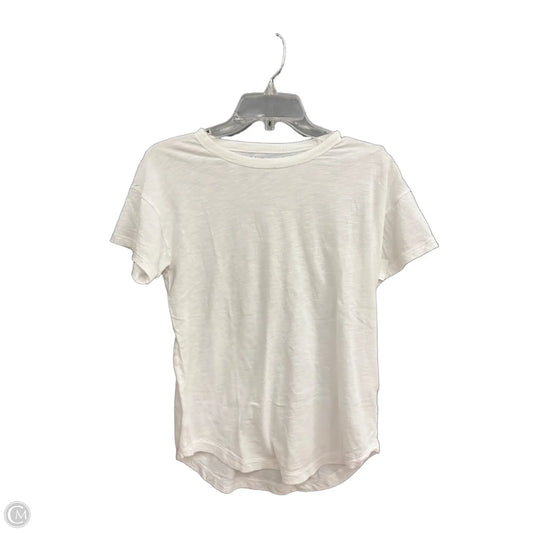 Top Short Sleeve By Madewell In White, Size: S