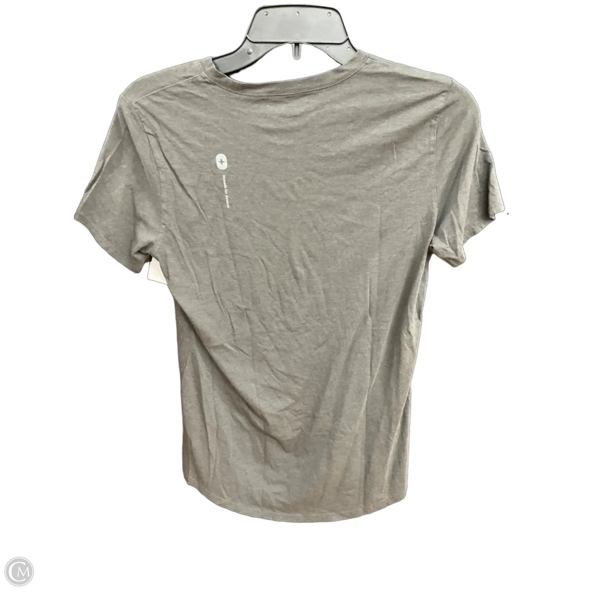Top Short Sleeve By Figs In Grey, Size: S