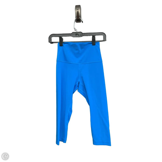 Athletic Leggings Capris By Lululemon In Blue, Size: S