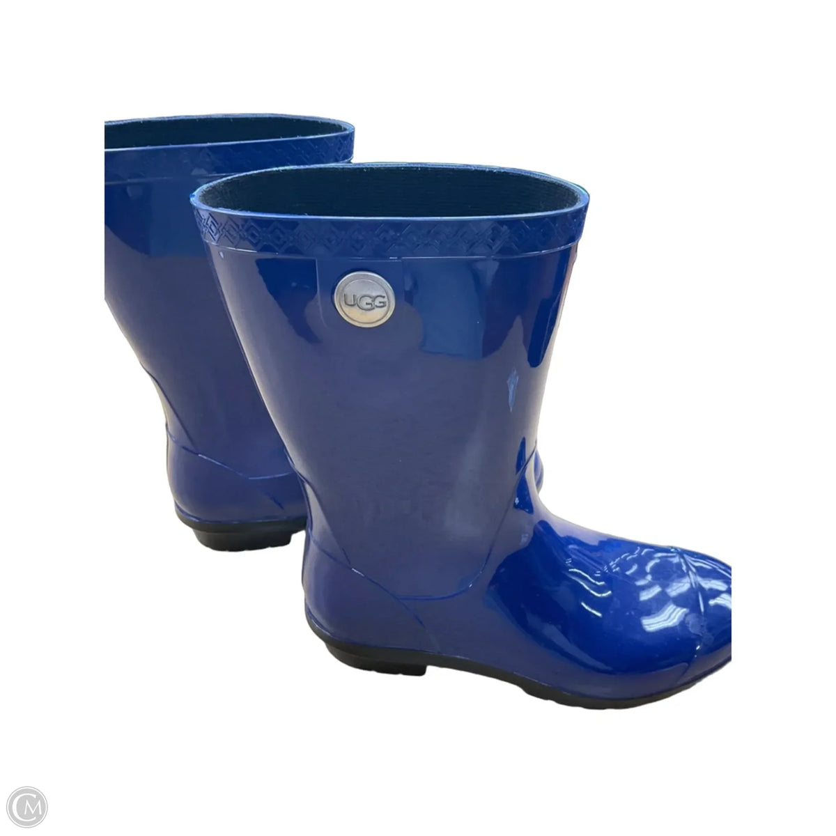 Boots Designer By Ugg In Blue, Size: 7