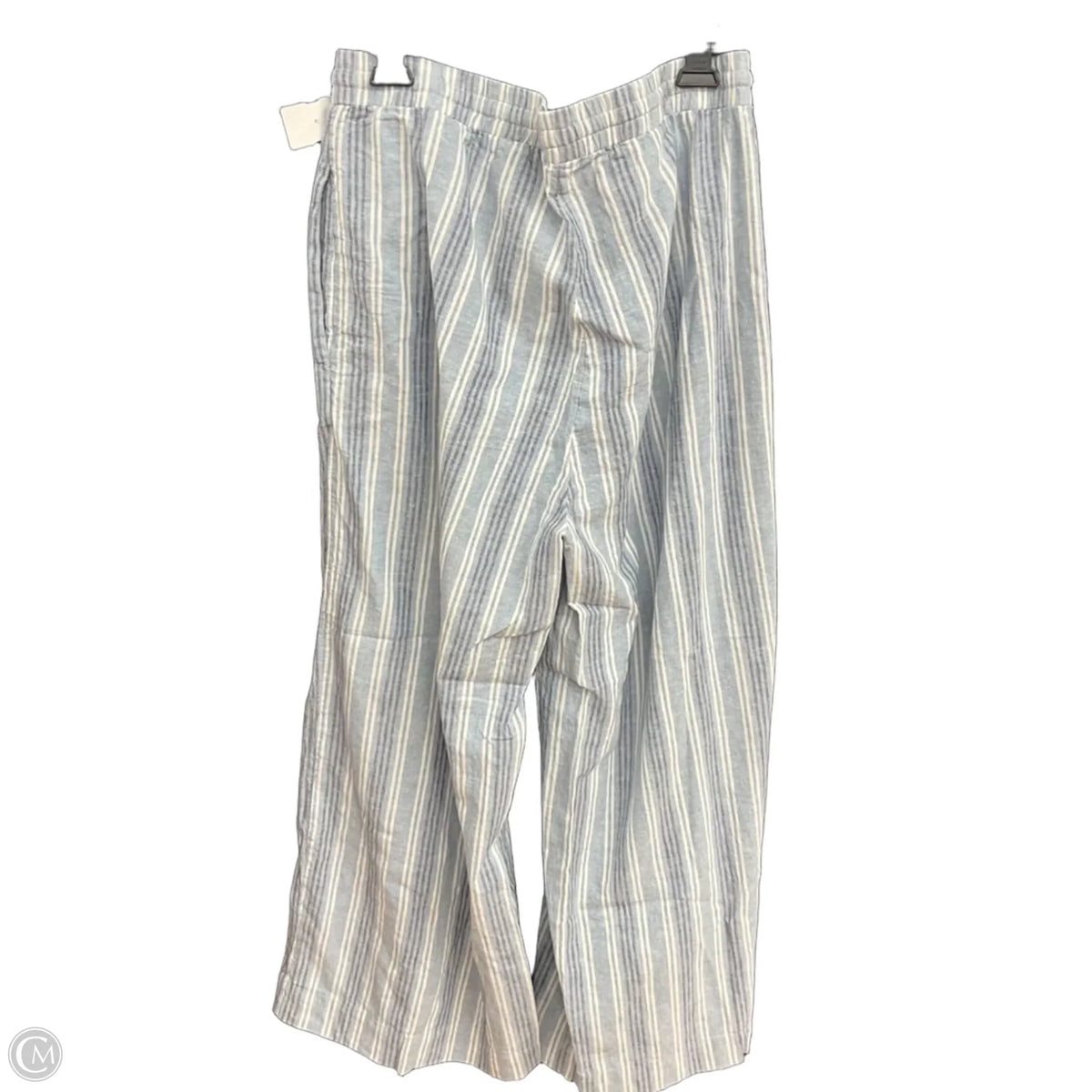 Pants Linen By Downeast In Blue, Size: Xxl
