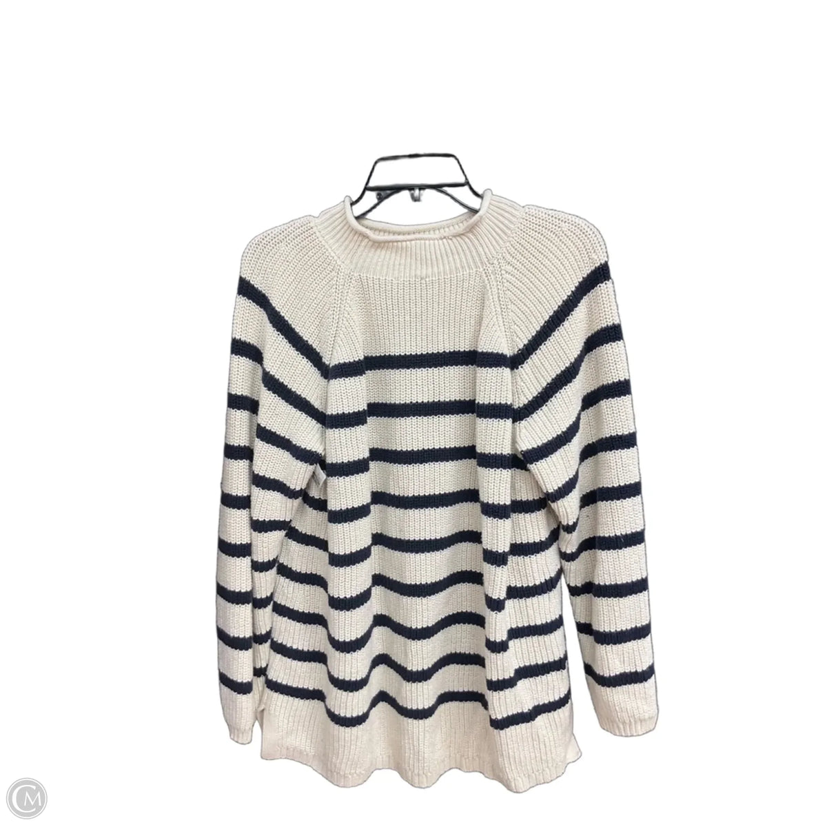 Sweater By Talbots In Striped Pattern, Size: 1x
