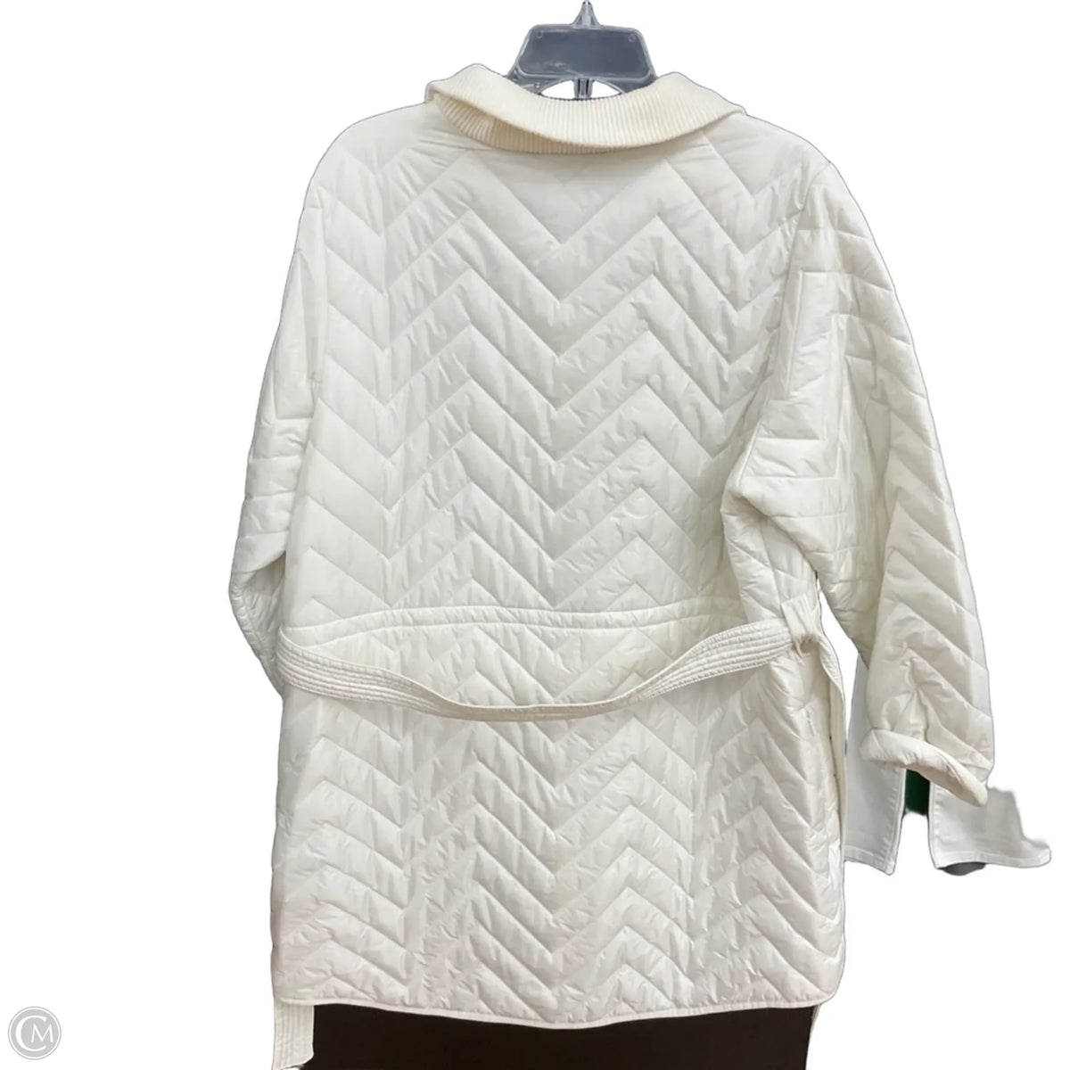 Coat Puffer & Quilted By Athleta In White, Size: Xl