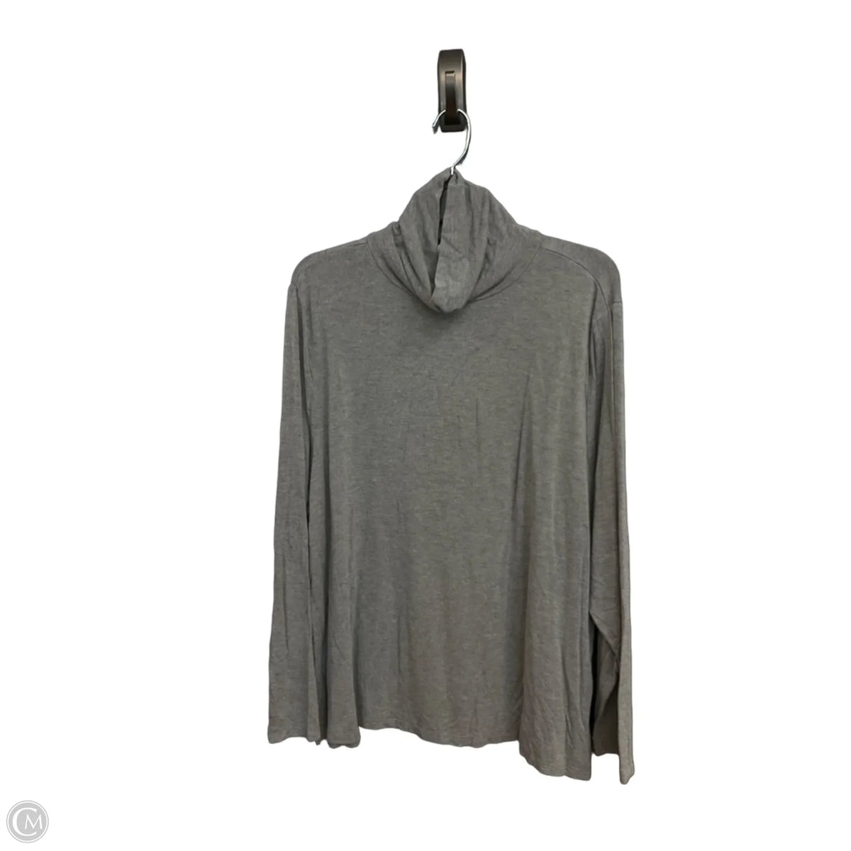Top Long Sleeve By Ophelia Roe In Grey, Size: 3x